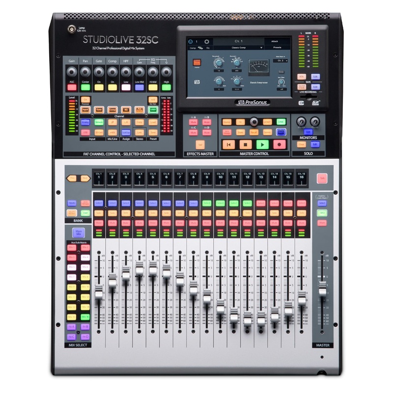 PreSonus StudioLive series III subcompact 32-channel mixer