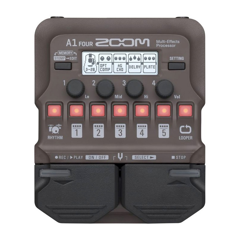 Zoom A1-FOUR / A1X-FOUR multi effects pedal – Without expression pedal