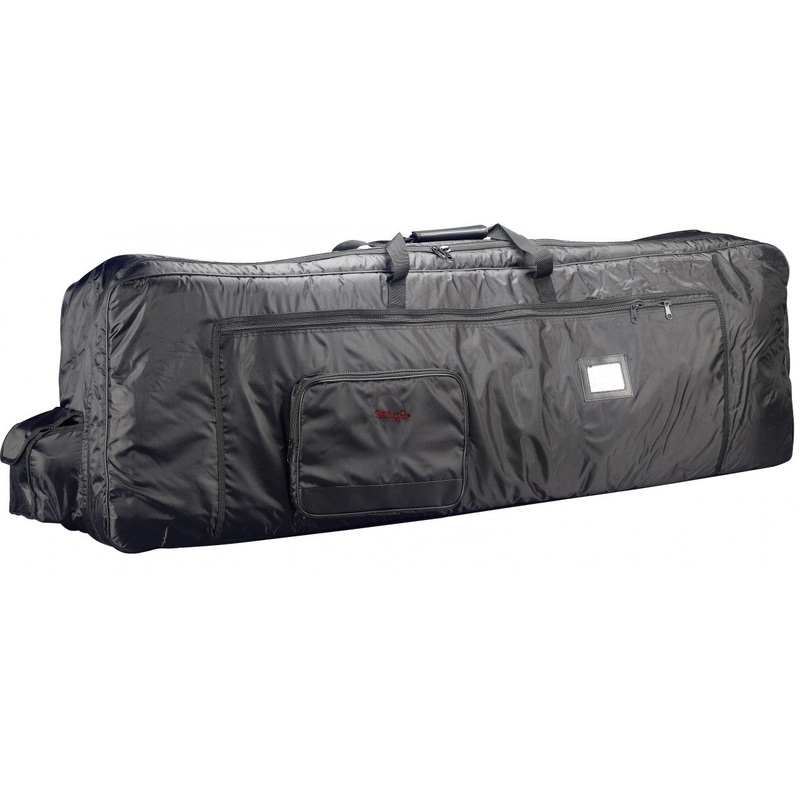 Stagg deluxe nylon keyboard gig bag – 88 note – wide