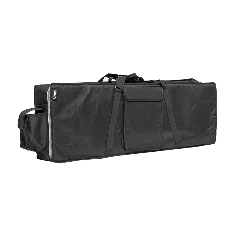 Stagg rugged nylon keyboard gig bag – 61 note