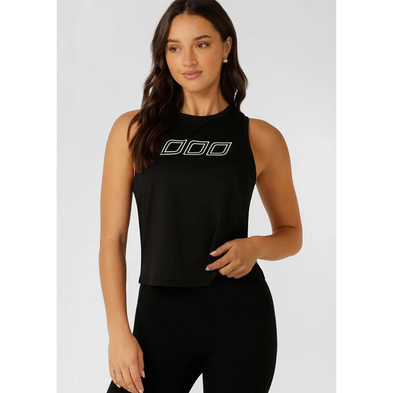 Lorna Jane In The Zone Active Tank  Black