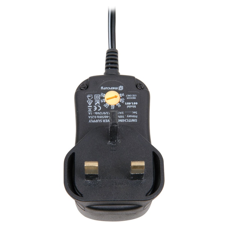 Adjustable cord multi power adaptor – 1000mA
