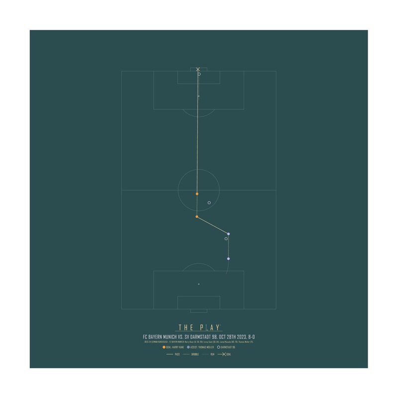 HARRY KANE, 2023|50×50 cm|Oak Nature|Oak Dark|Black Wood|No frame