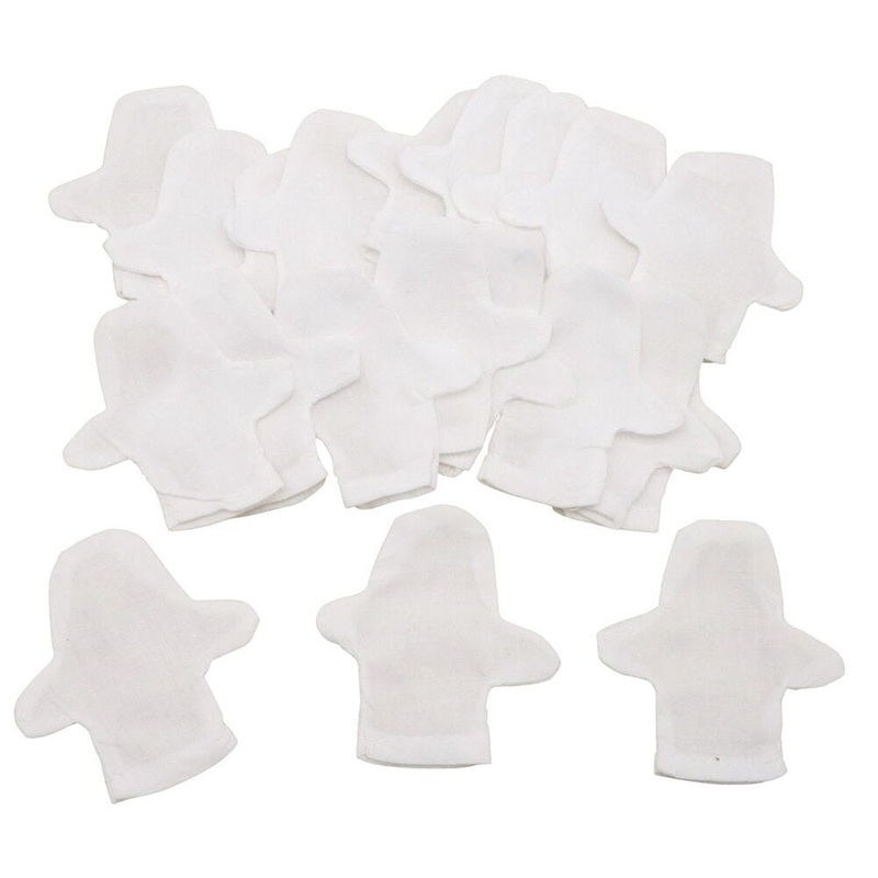 Cotton Craft Finger Puppets, Pack of 20