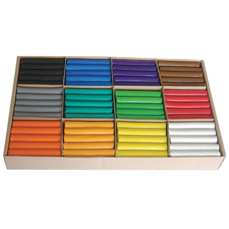 Bambino Plastelina, 15g sticks, Blue, 1kg