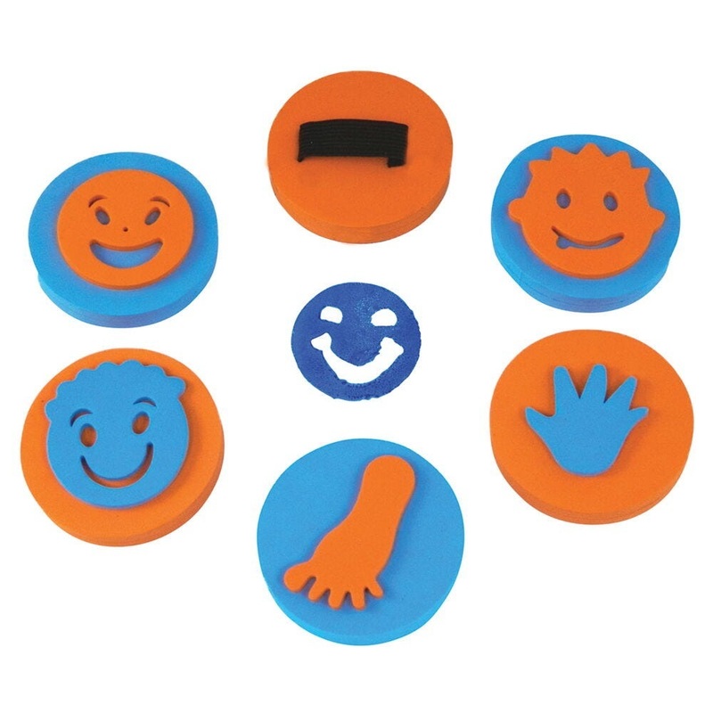 Face & Feet Palm Printers, Pack of 6