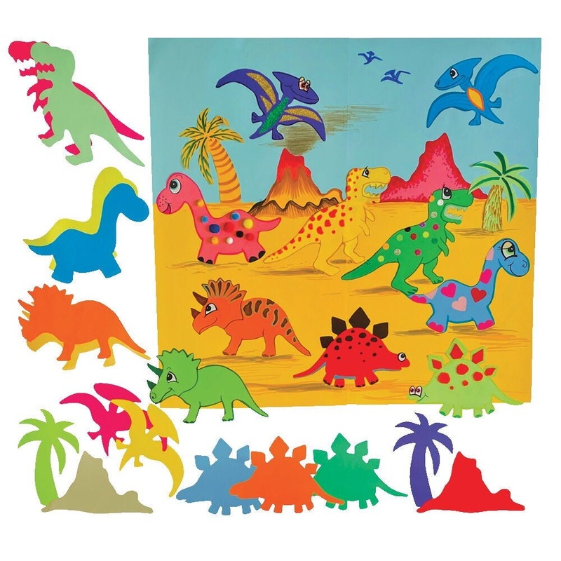 Pre-Historic World Paper Shapes, Pack of 140