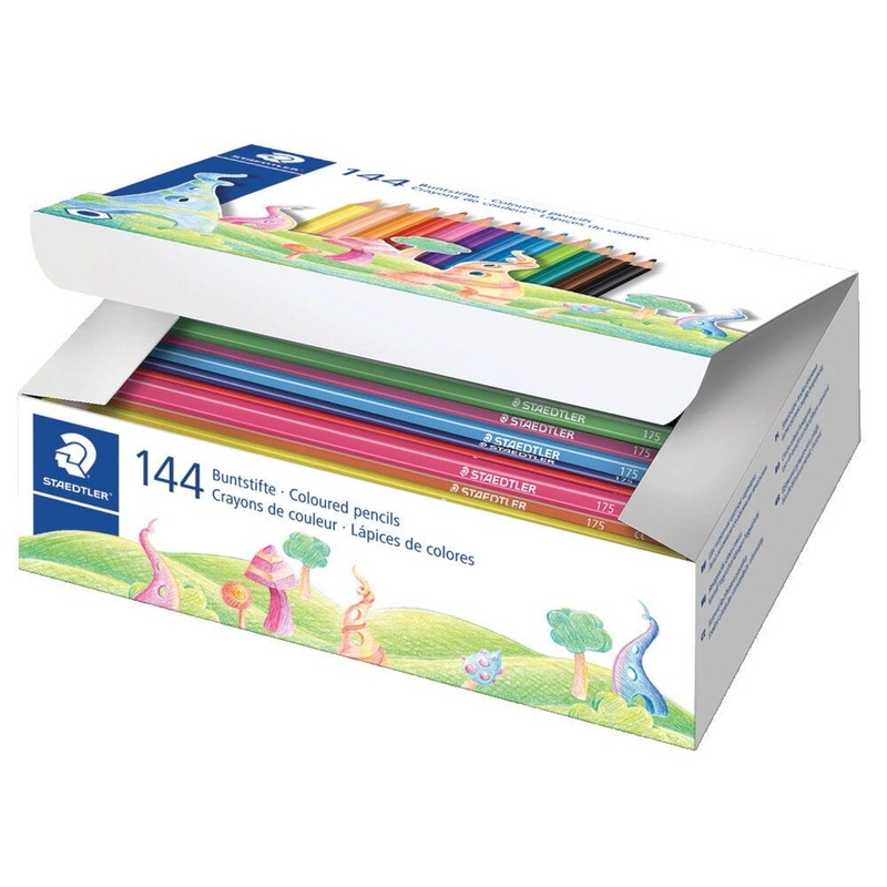 STAEDTLER 175 Wood-Free Colour Pencils, Pack of 144