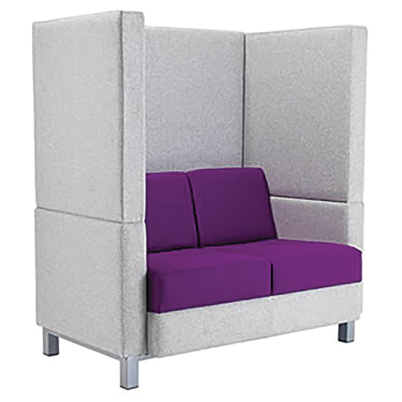 Two Seater – 1283mm depth, MEETING SOFA, Dark Blue