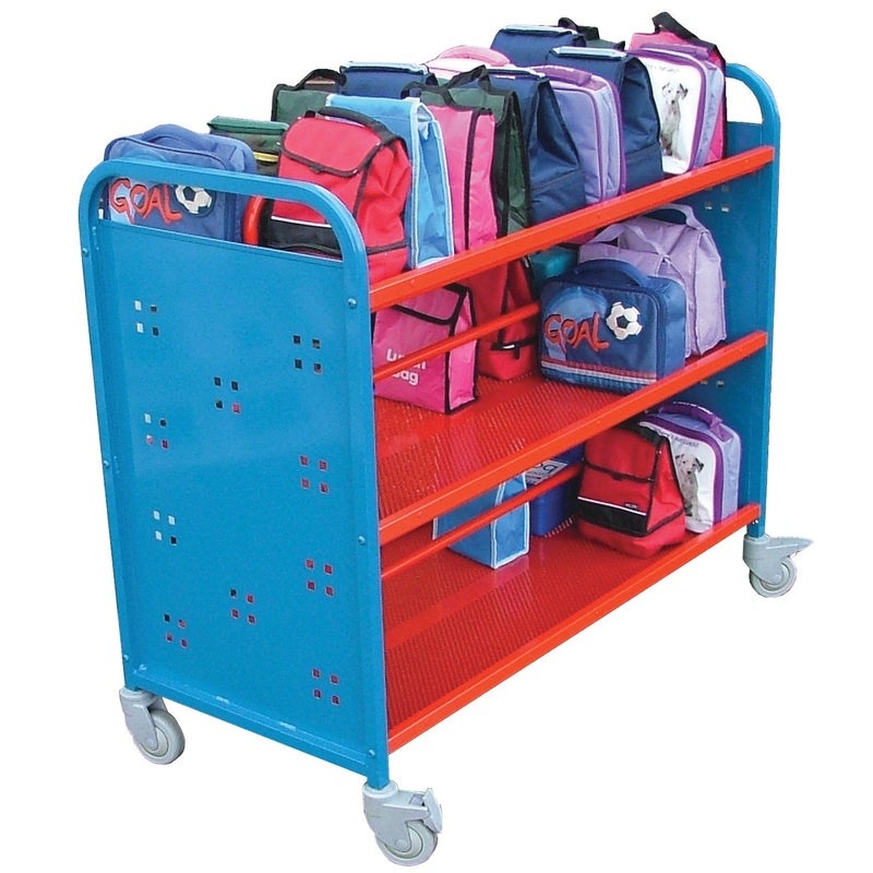 ALUMINIUM LUNCHBOX TROLLEYS, 60 Boxes, Each