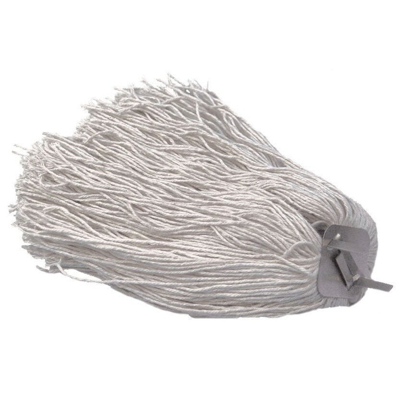 Cotton with Clip Fitting Mop Heads, 10oz, Pack of 10