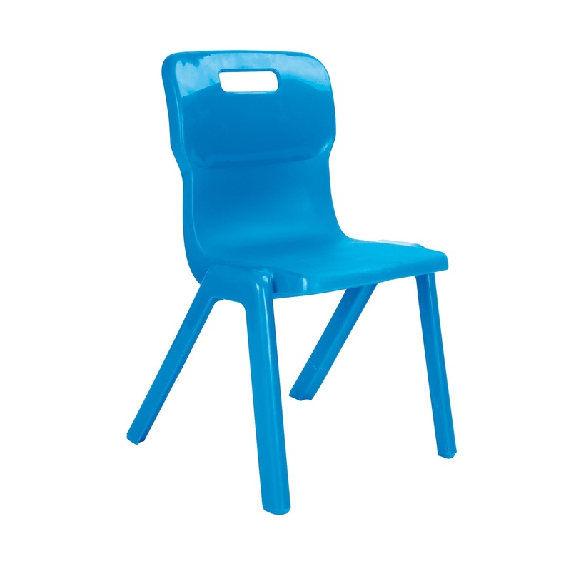 TITAN CHAIRS, ONE PIECE CHAIR, Sizemark 4 – 380mm Seat height, Midnight