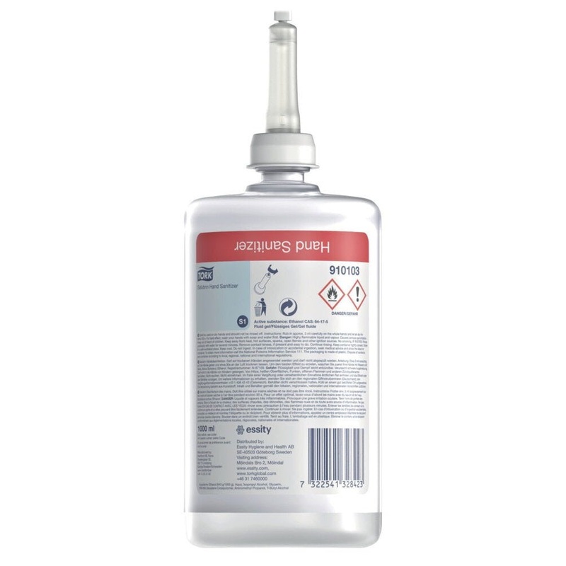 Tork Salubrin Gel Hand Sanitiser, 6 x 1 litre