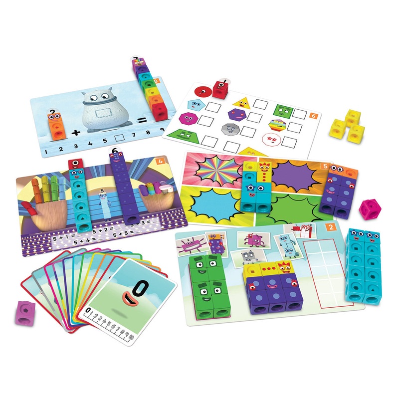 Mathlink Cube Numberblocks 1-10 Activity set of 294