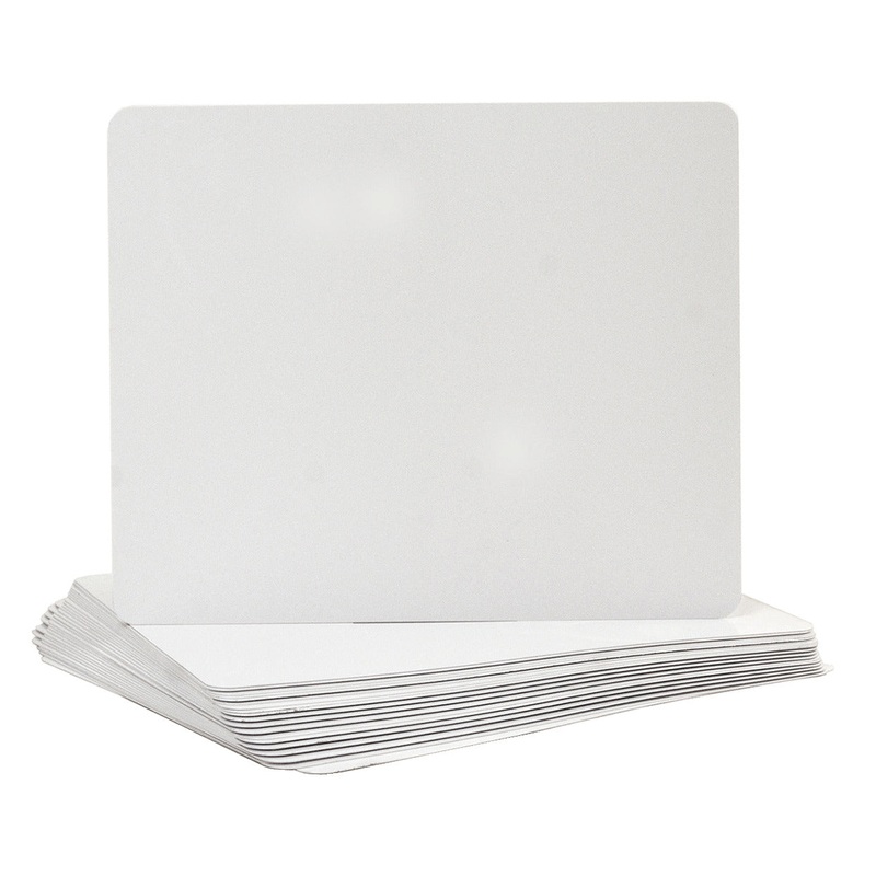 WRITE ‘N’ WIPE BOARDS, Blank – Flexible, 280 x 235mm, Pack of 30