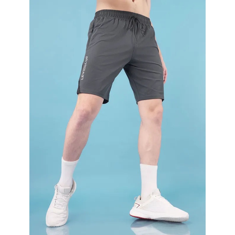 Men Solid Slim Fit Shorts with ELASTO LITE