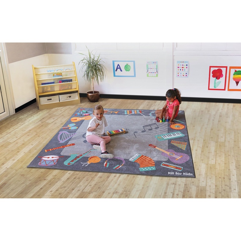 KIT FOR KIDS, NATURAL WORLD CARPETS, MUSICAL INSTRUMENT CARPET, 2000 x 2000, Each