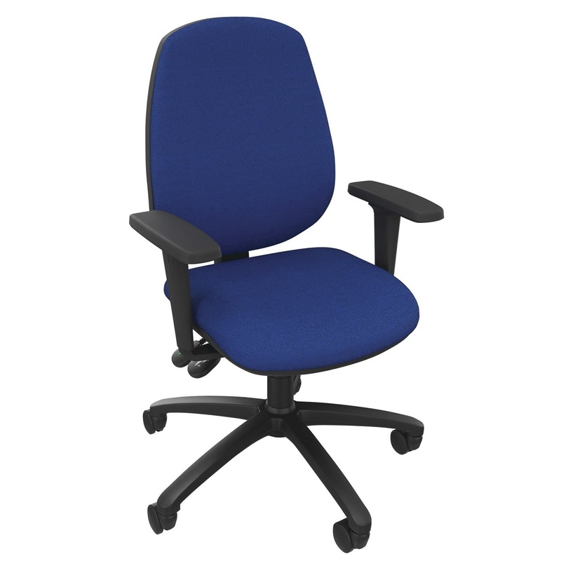 With Height Adjustable Arms – 610mm width, HIGH BACK OPERATOR CHAIR, Taboo