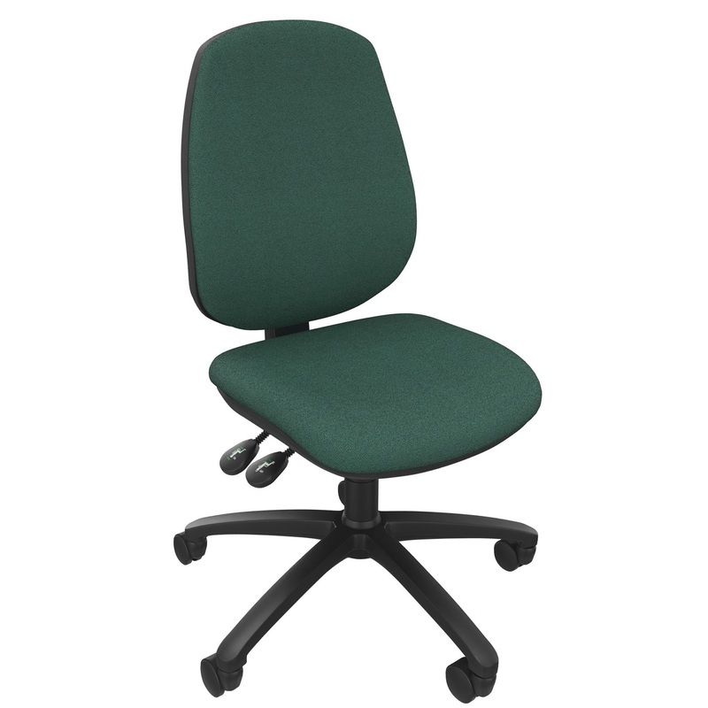 Without Arms – 480mm width, HIGH BACK OPERATOR CHAIR, Havana