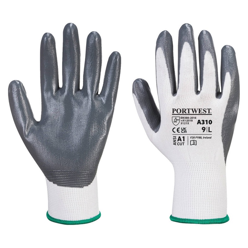 GENERAL HANDLING GLOVES, Sponge Nitrile Coated, Small, Pair