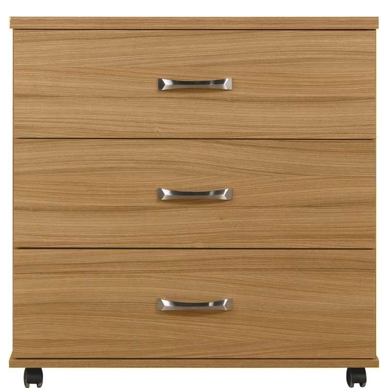 Sterling Bedroom Furniture, Wide Chest, Cashmere, 3 Drawer