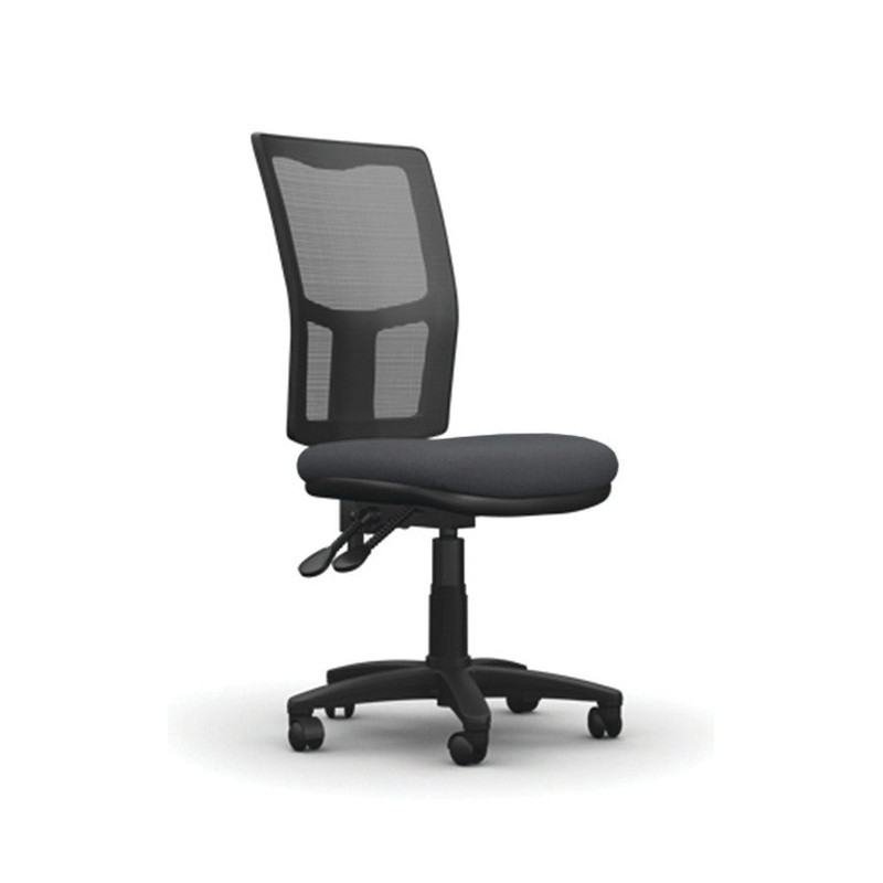 Without Arms – 480mm width, MESH BACK OPERATOR CHAIR, Blizzard