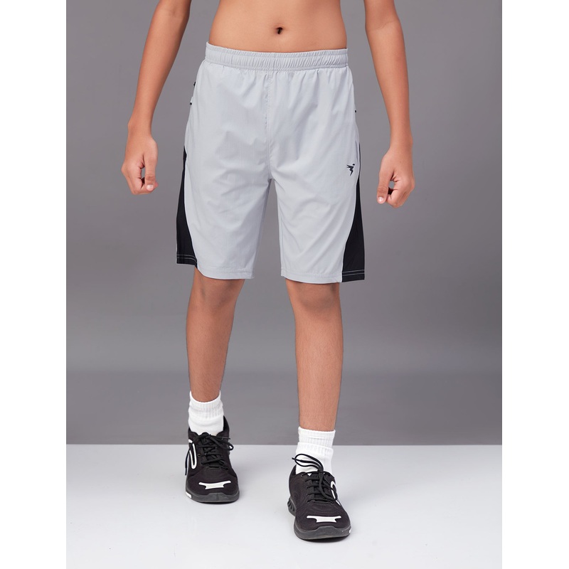 Boys Colorblock Slim Fit Sports Shorts with TECHNO GUARD