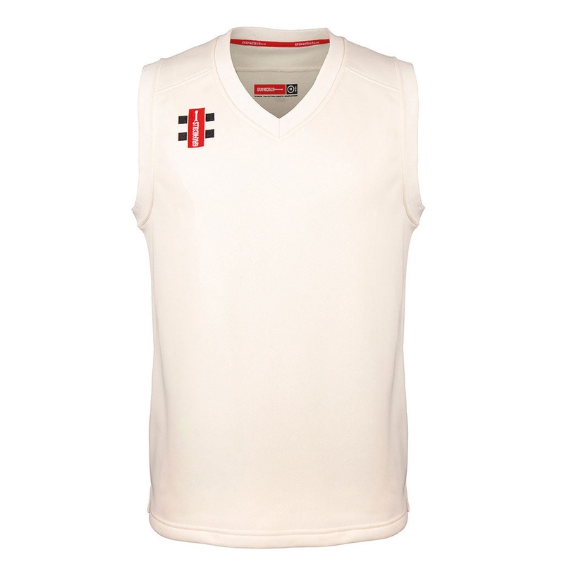 GRAY-NICHOLLS PRO PERFORMANCE CRICKET SLIPOVER X LARGE, 42-44 CHEST, IVORY TRIM