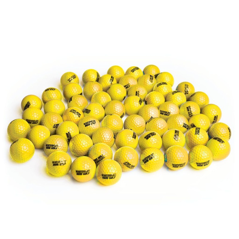 MASTERPLAY MINI GOLF BALL YELLOW, BOX OF 300