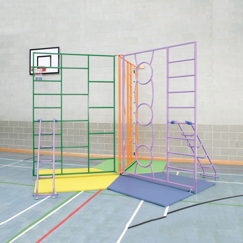 RAINBOW CLIMBING FRAME 2.40M, NO LADDER