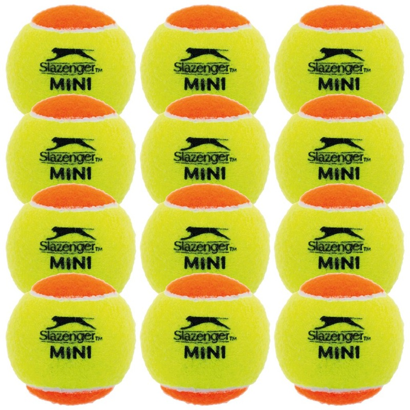 SLAZENGER MINI TENNIS ORANGE BALL SET OF 12