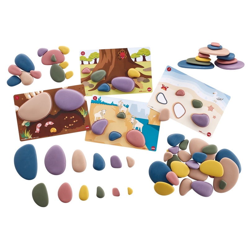 Rainbow Pebbles Family – Art Colors PK72