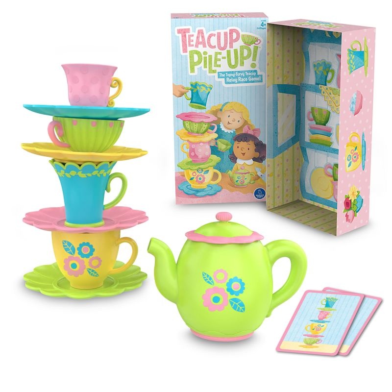 Teacup Pile-Up! Relay Game