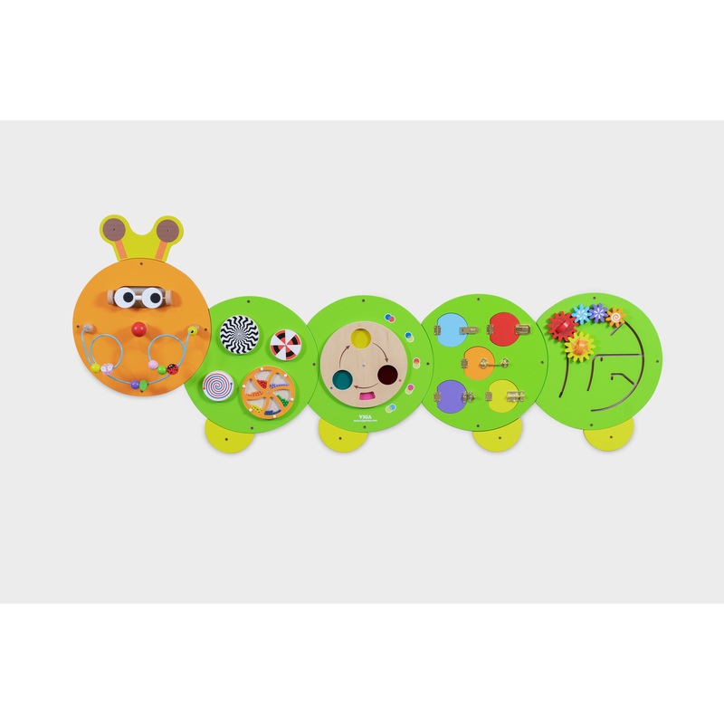 CATERPILLAR ACTIVITY WALL TOY