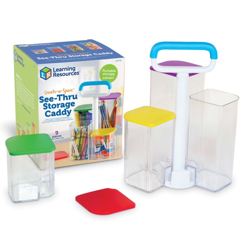 Create-A-Space See-Thru Storage Caddy