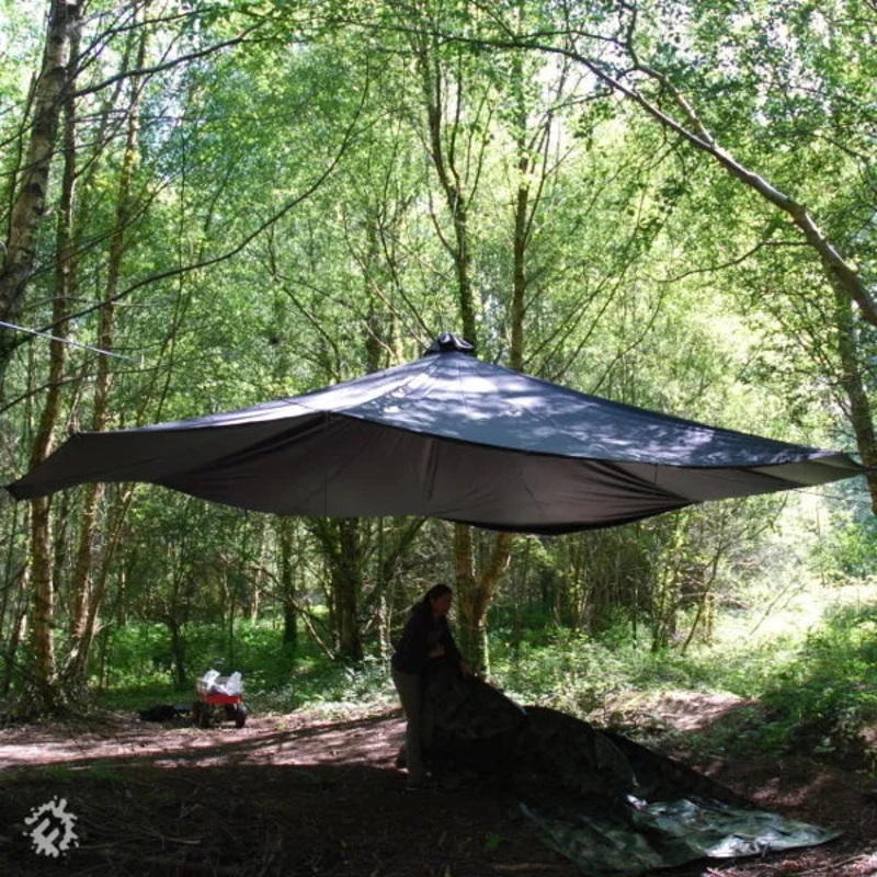 Black Round Shelter – D6m (f/r)