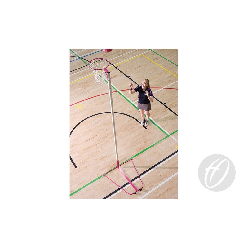 PINK NETBALL POSTS – 10MM RING