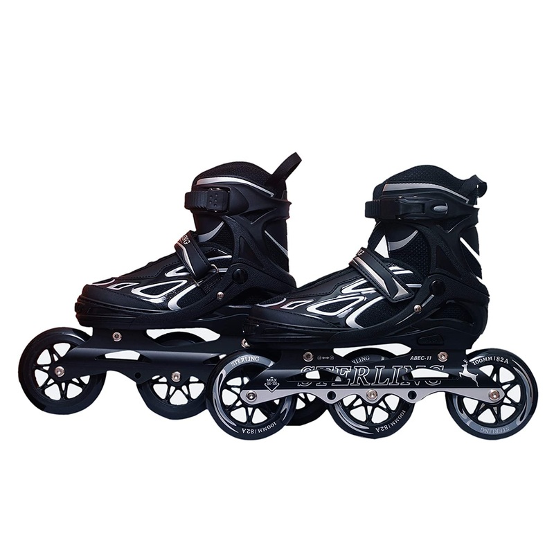 Sterling Adjustable Shield professional Three Wheel In-line Skates Inliners