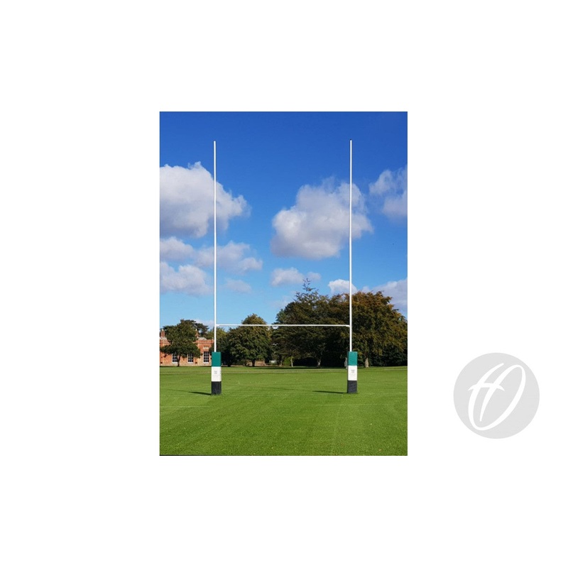 ALUMINIUM RUGBY POSTS – 12M SOCKETED