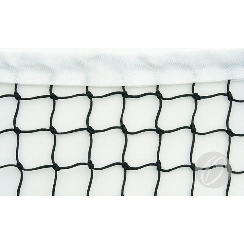 BLACK INTEGRAL WEIGHTED TENNIS NET