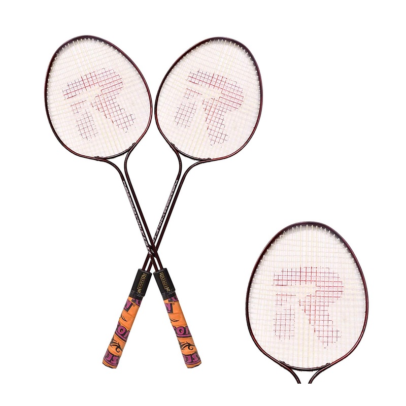 Double Rod(Shaft) Badminton Racket Pair(2 Pc) for boys and girls