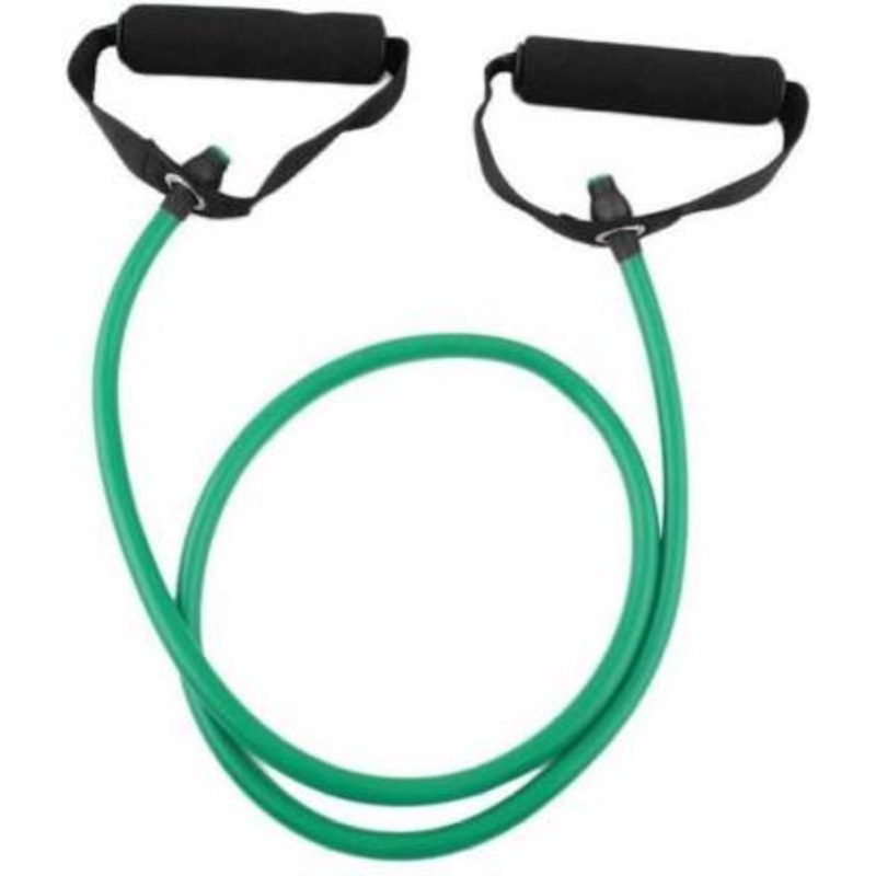 Dual Soft Toning and resistance tube For Home gym Exercisers Pull Rope Elastic Resistance Bands (Single))