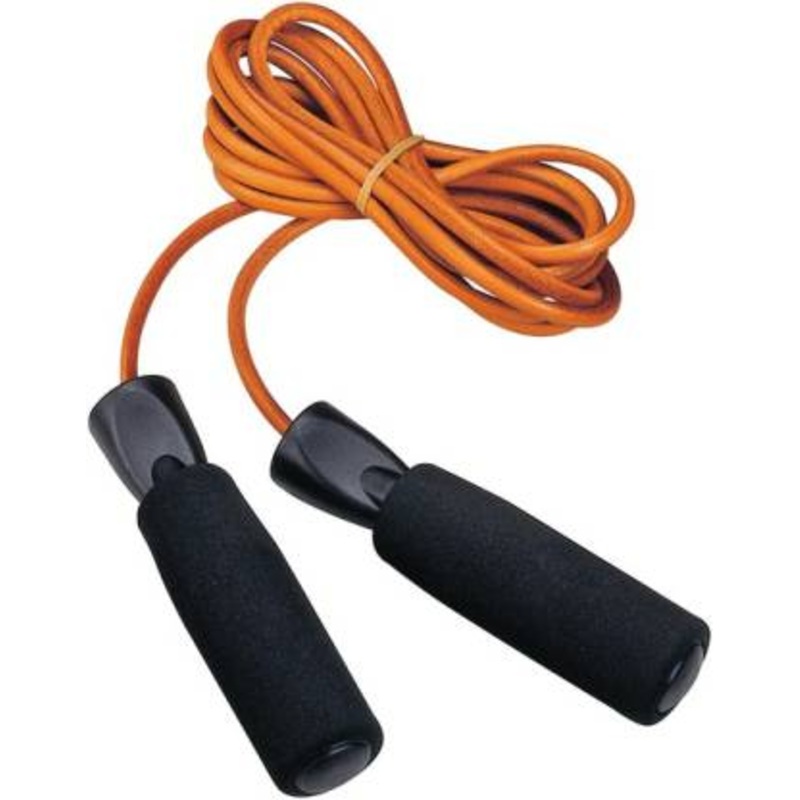 Natural Rubber Skipping Rope for Gym, Crossfit, Double Unders, Speed Jumping, Cardio and Weight Loss