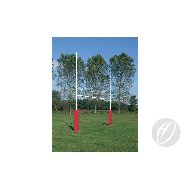 NO 3 STEEL RUGBY POSTS – 6M SOCKETED