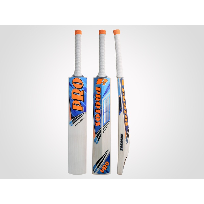 Protos Whirlwind English Willow Cricket Bat, Short Handle (Full Size)