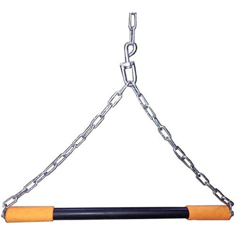 Sppartos 6 feet Hanging/Sangal Rod Height Increaser and Pull Ups Exercise with Heavy Chain Rod and Foam Grip