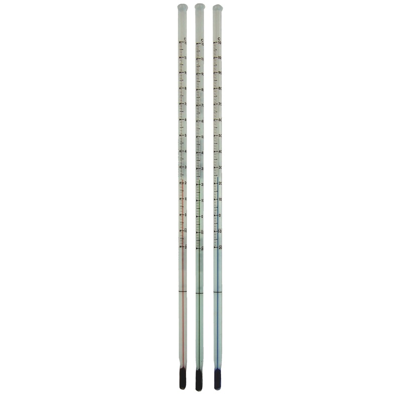 Thermometer 155Mm -10/110C Blue Fil