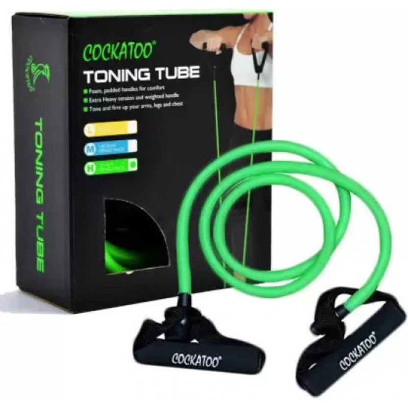 Cockatoo Heavy Expanded Hard Resistance Rubber Toning Tube (Single Tube)