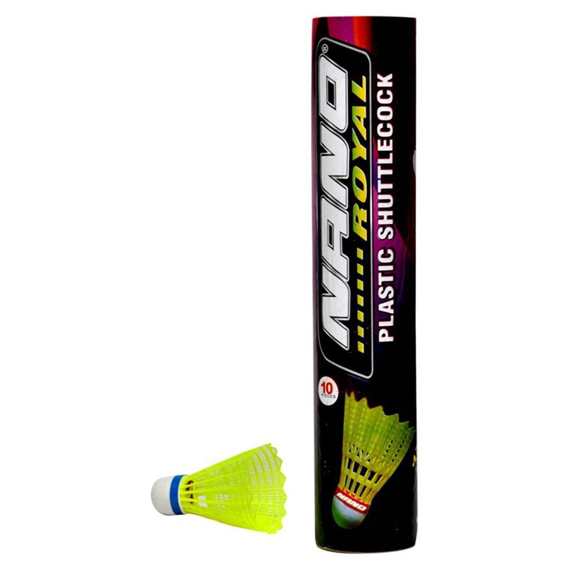 Plastic Badminton Shuttlecock (Pack of 10)