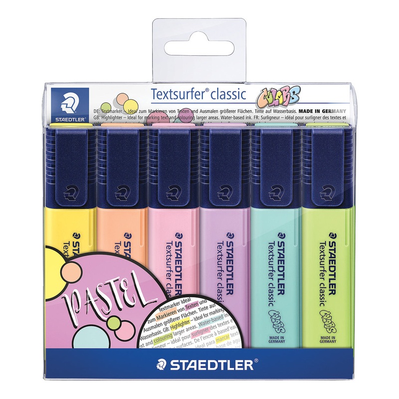 Staedtler Highlighters Pastel Pk6